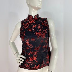 || MIMI || Vintage Cheongsam Shirt Chinese / Asian Style Sleeveless Blouse